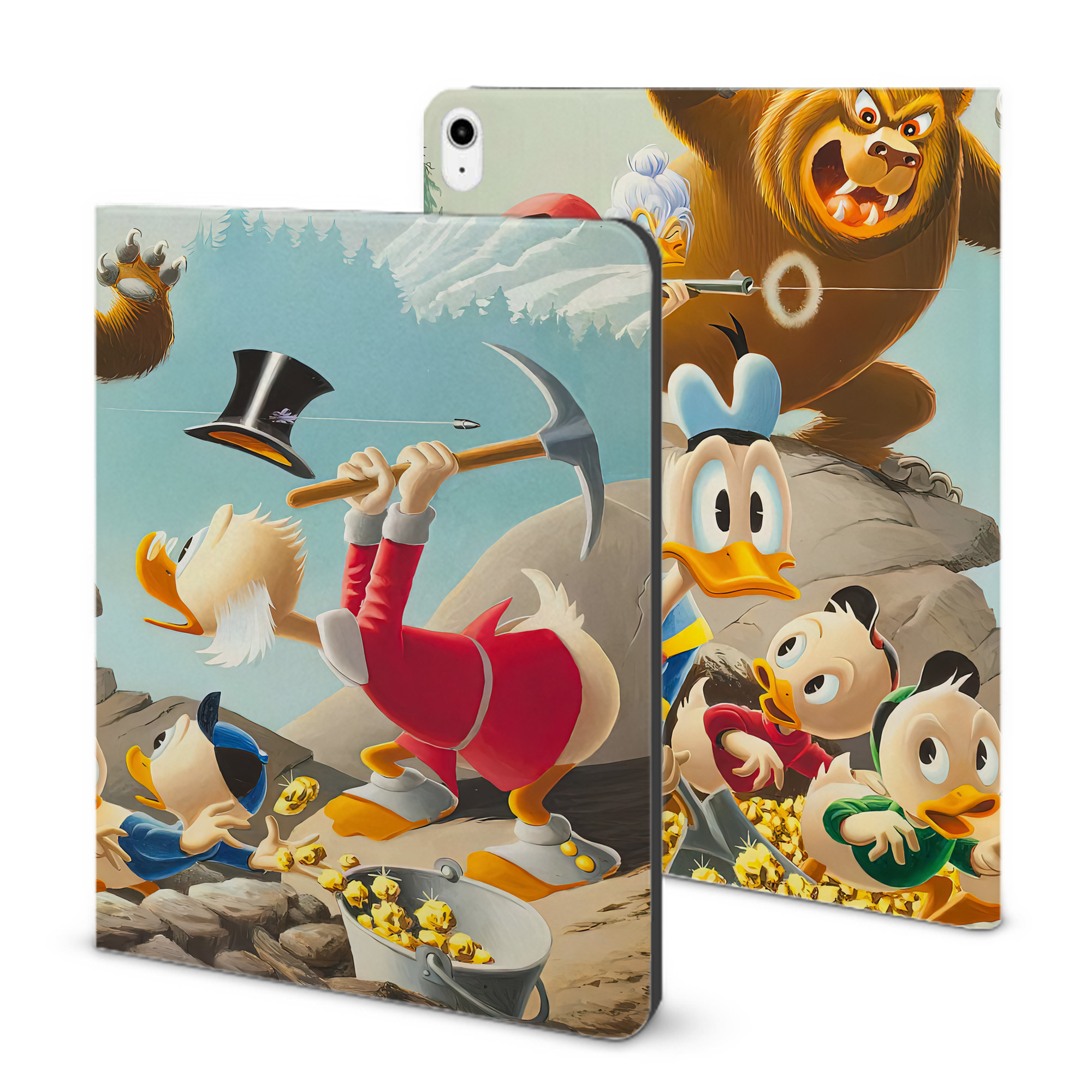 （画像用） ミッキーマウス Mickey Mouse IPadケース ペンホルダー付き ブックスタイルデザイン